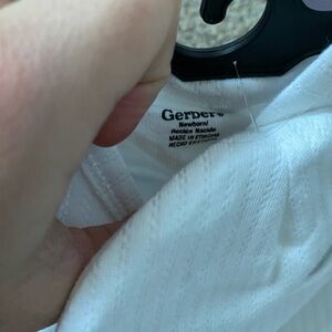 Gerber Soft White Newborn Onesie